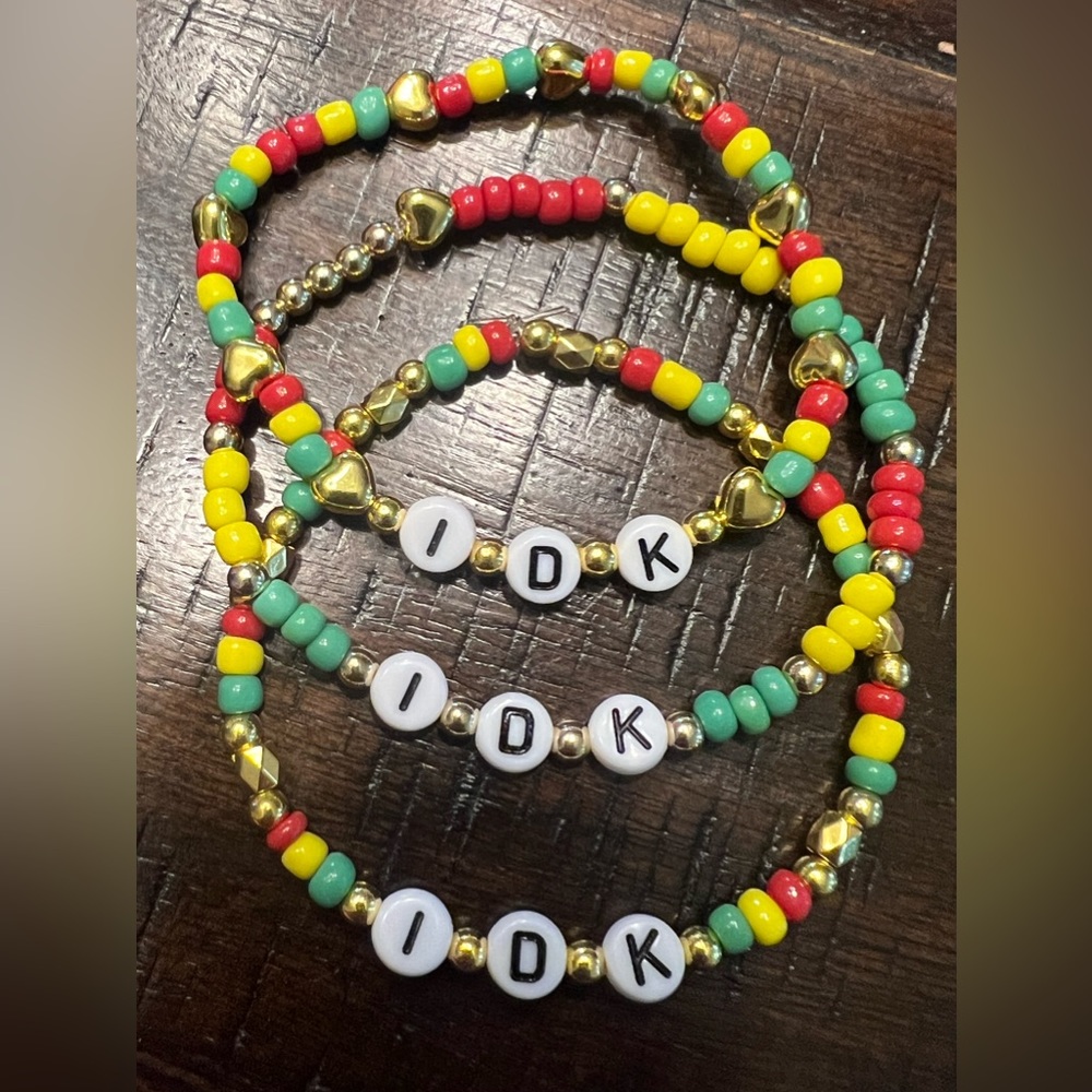 Taylor Swift IDK traffic light bracelets 2 pack
